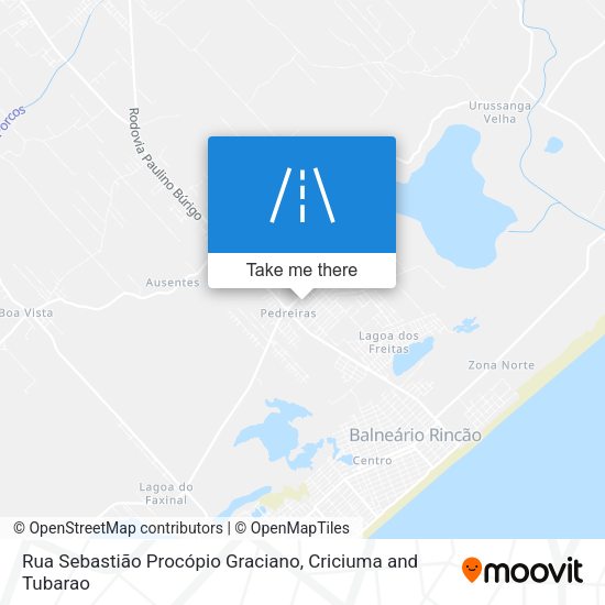 Rua Sebastião Procópio Graciano map