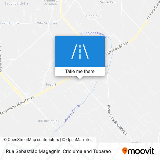 Rua Sebastião Magagnin map
