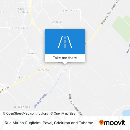 Rua Mírian Guglielmi Pavei map
