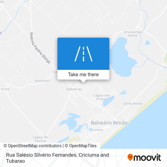 Rua Salésio Silvério Fernandes map