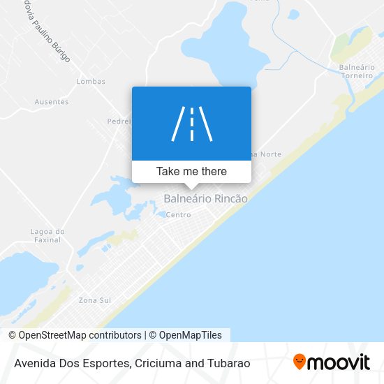 Avenida Dos Esportes map