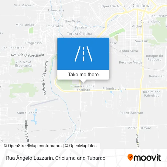 Rua Ângelo Lazzarin map