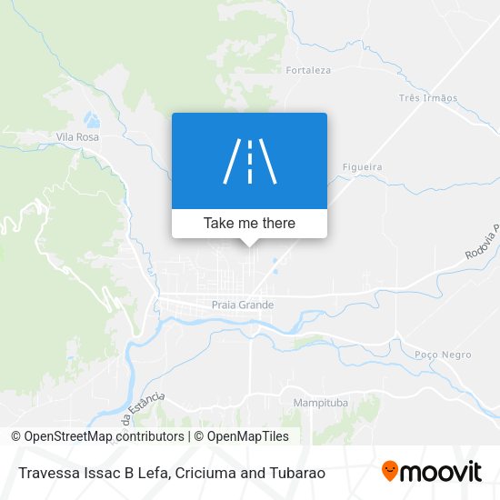 Travessa Issac B Lefa map