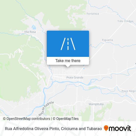 Rua Alfredolina Oliveira Pinto map