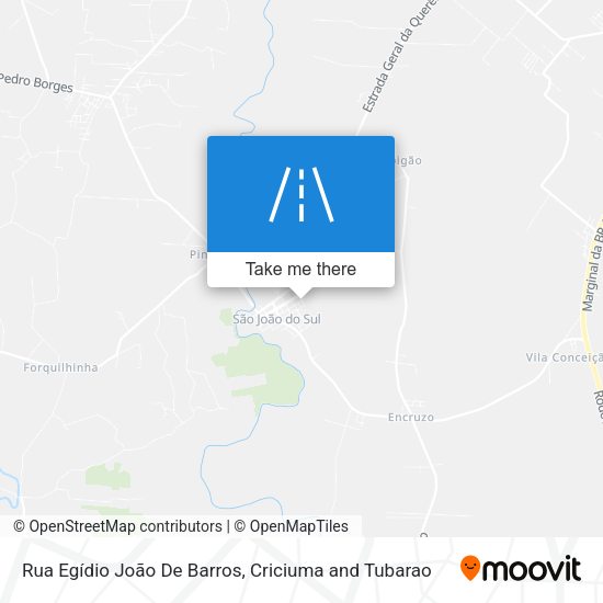 Rua Egídio João De Barros map