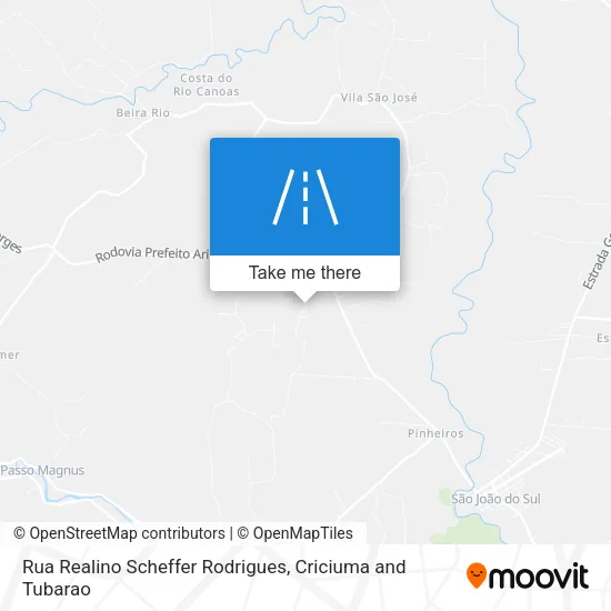 Rua Realino Scheffer Rodrigues map