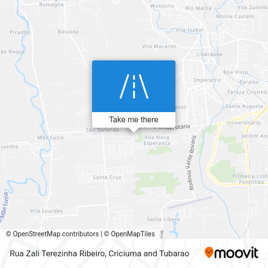 Rua Zali Terezinha Ribeiro map