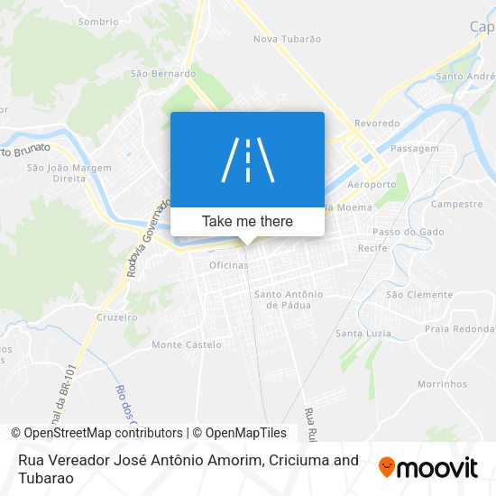 Rua Vereador José Antônio Amorim map