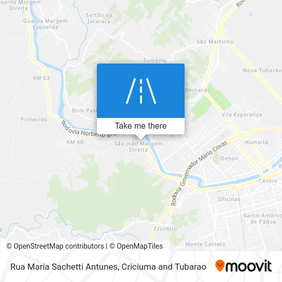 Rua Maria Sachetti Antunes map