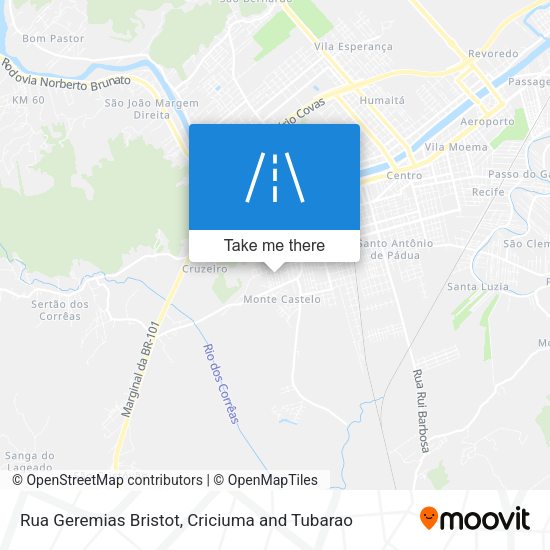 Rua Geremias Bristot map
