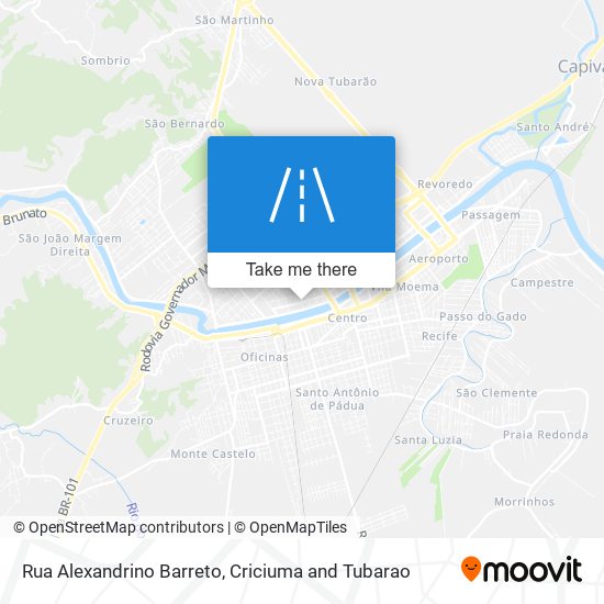 Rua Alexandrino Barreto map