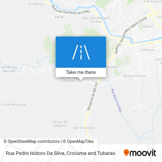 Rua Pedro Isidoro Da Silva map
