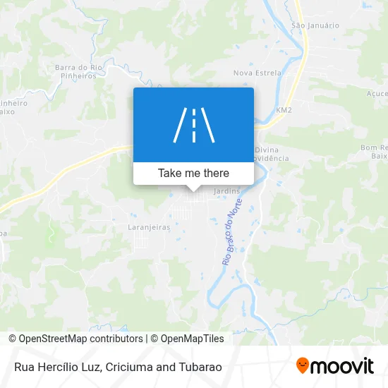 Rua Hercílio Luz map