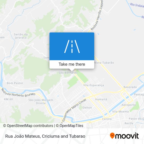 Rua João Mateus map