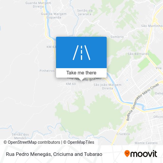 Rua Pedro Menegás map