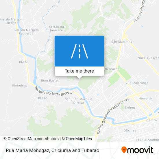 Rua Maria Menegaz map