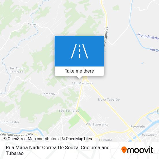 Rua Maria Nadir Corrêa De Souza map