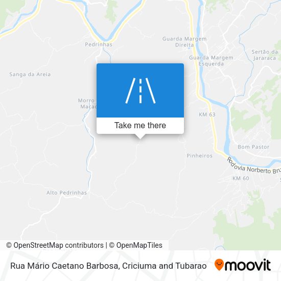 Rua Mário Caetano Barbosa map
