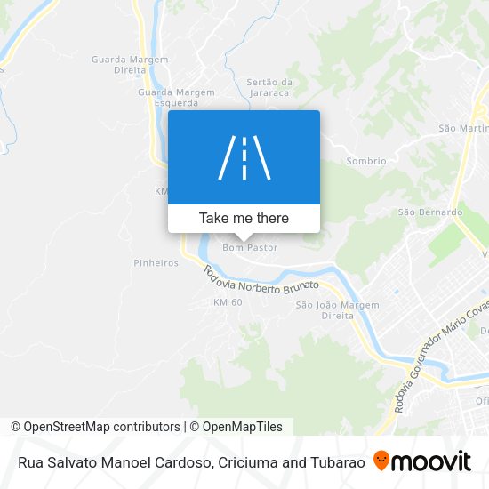 Rua Salvato Manoel Cardoso map