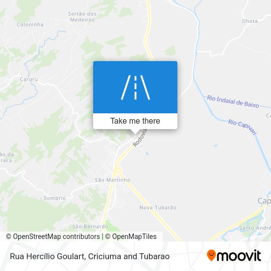 Rua Hercílio Goulart map