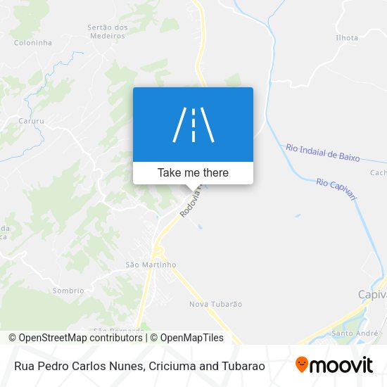 Rua Pedro Carlos Nunes map