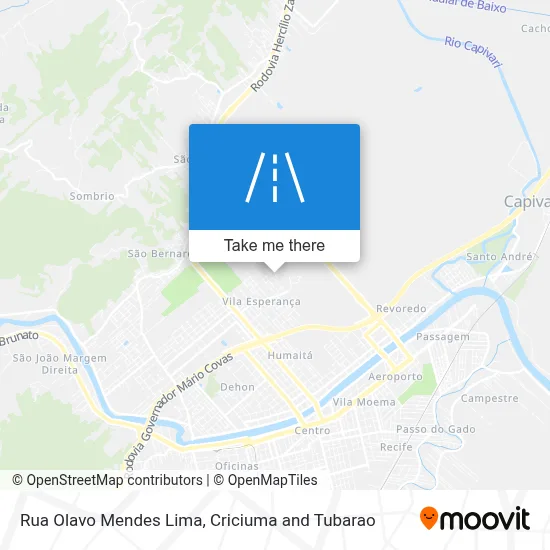 Rua Olavo Mendes Lima map