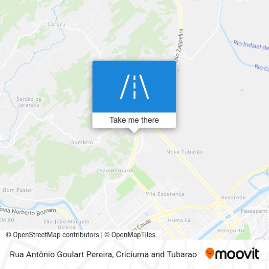 Rua Antônio Goulart Pereira map