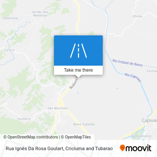 Rua Ignês Da Rosa Goulart map