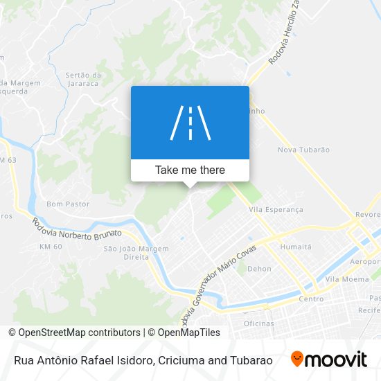 Rua Antônio Rafael Isidoro map