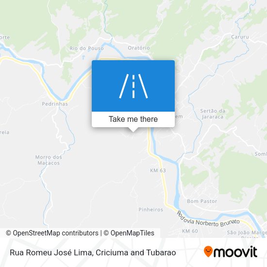 Rua Romeu José Lima map