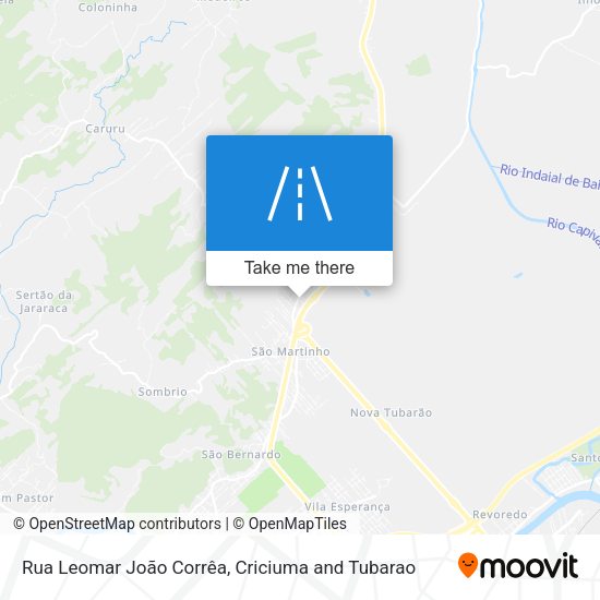 Rua Leomar João Corrêa map