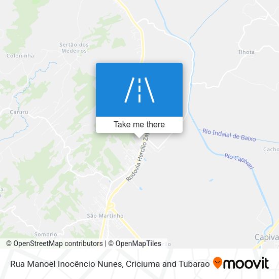 Rua Manoel Inocêncio Nunes map