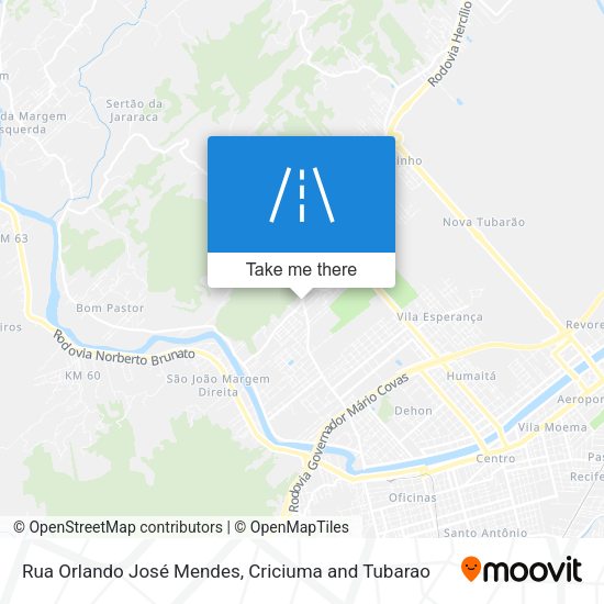 Rua Orlando José Mendes map