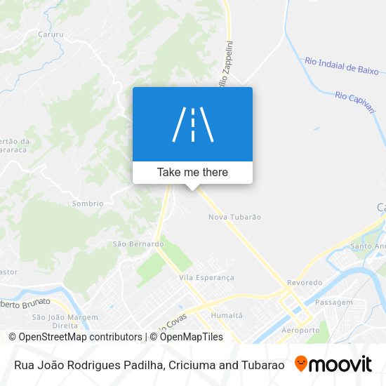 Rua João Rodrigues Padilha map