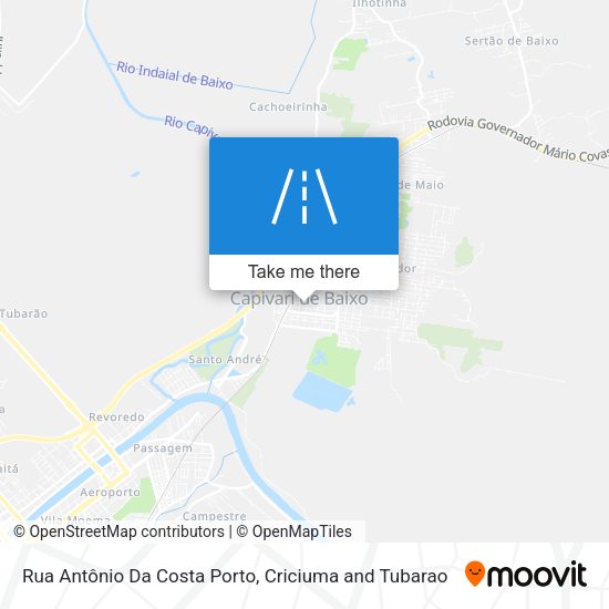 Rua Antônio Da Costa Porto map
