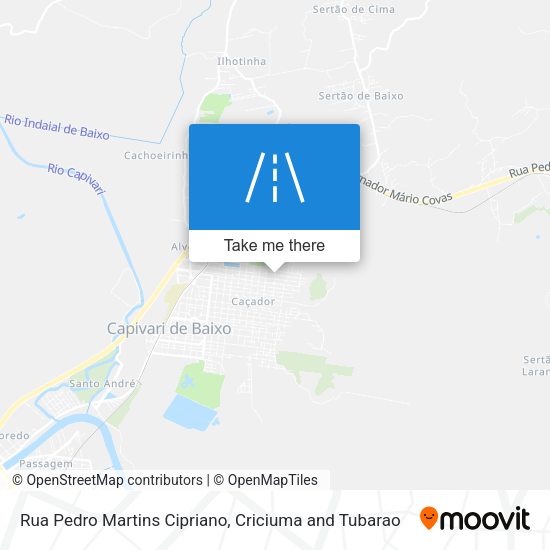 Rua Pedro Martins Cipriano map