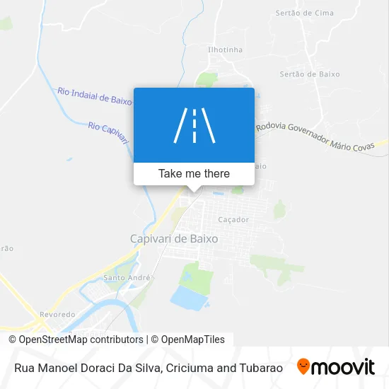 Rua Manoel Doraci Da Silva map