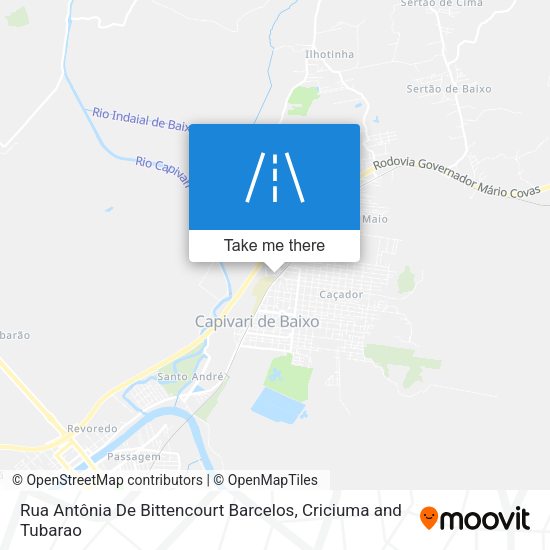 Rua Antônia De Bittencourt Barcelos map