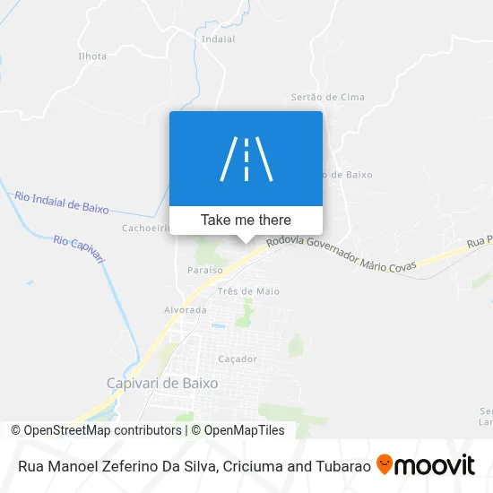 Rua Manoel Zeferino Da Silva map