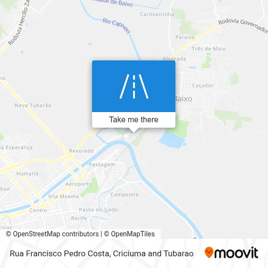 Rua Francisco Pedro Costa map