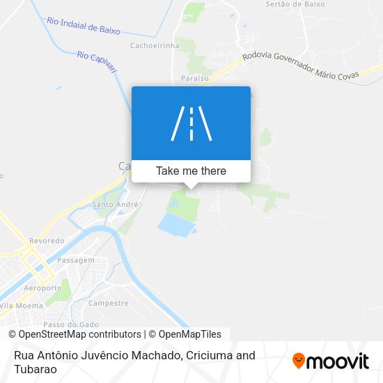 Rua Antônio Juvêncio Machado map