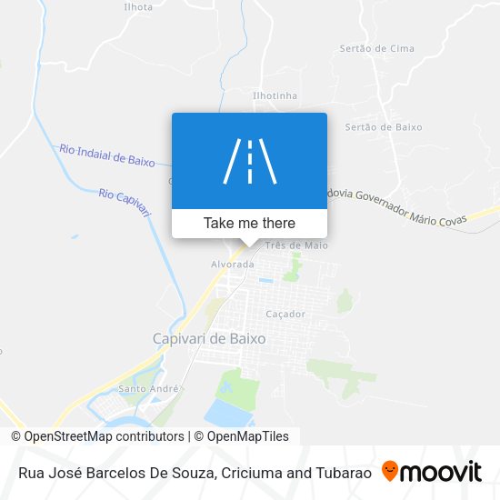Rua José Barcelos De Souza map