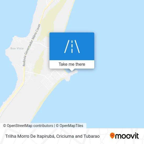 Trilha Morro De Itapirubá map