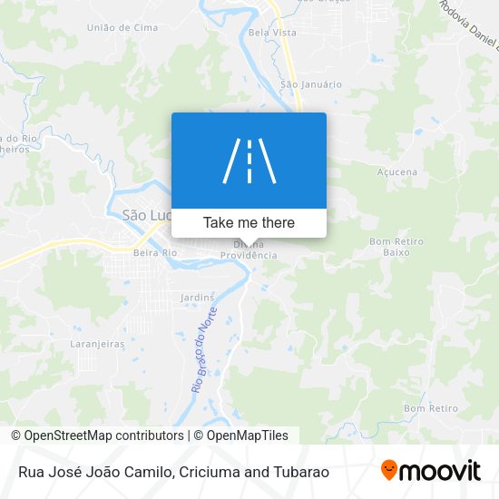 Rua José João Camilo map
