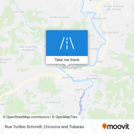 Rua Turíbio Schmidt map