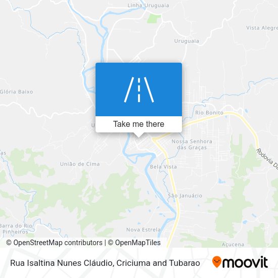 Rua Isaltina Nunes Cláudio map