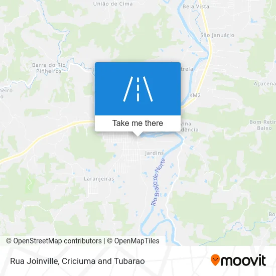 Rua Joinville map