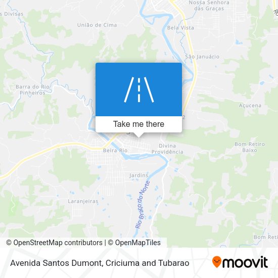 Avenida Santos Dumont map