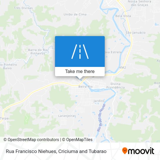 Rua Francisco Niehues map