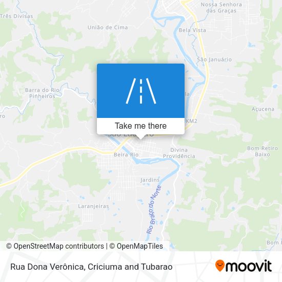 Rua Dona Verônica map